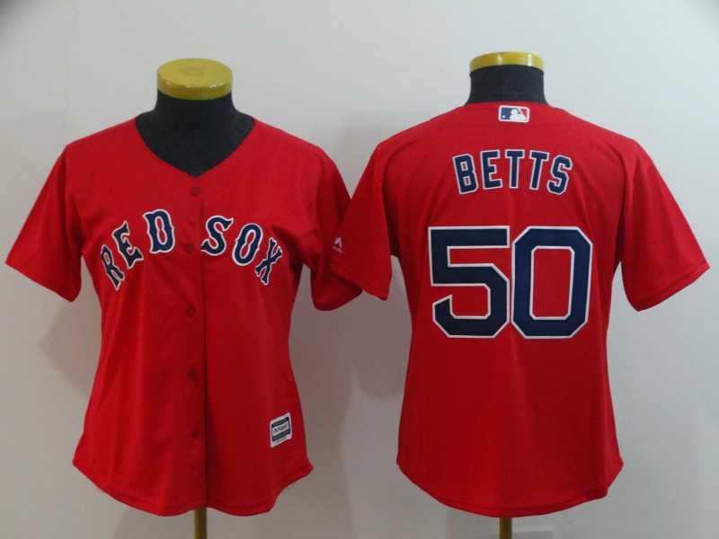 Women Red Sox 50 Mookie Betts Red Cool Base Jersey,We sell and wholesale Women Red Sox 50 Mookie Betts Red Cool Base Jersey on line form chian!